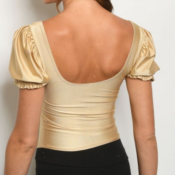 NUDE CORSET TOP - Picture 2 of 5